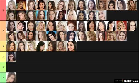 Pornstar tier list - Re: Pornstar Tier List « Reply #8 on: August 17, 2019, 07:12:08 am » You disrespecting the milfs that paved the way for these new pornstars, Sara jay lisa Ann and Ava Addams deserve to be above alright!!!! 